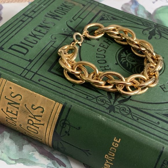 Vintage Goldtone Bracelet - Picture 12 of 12